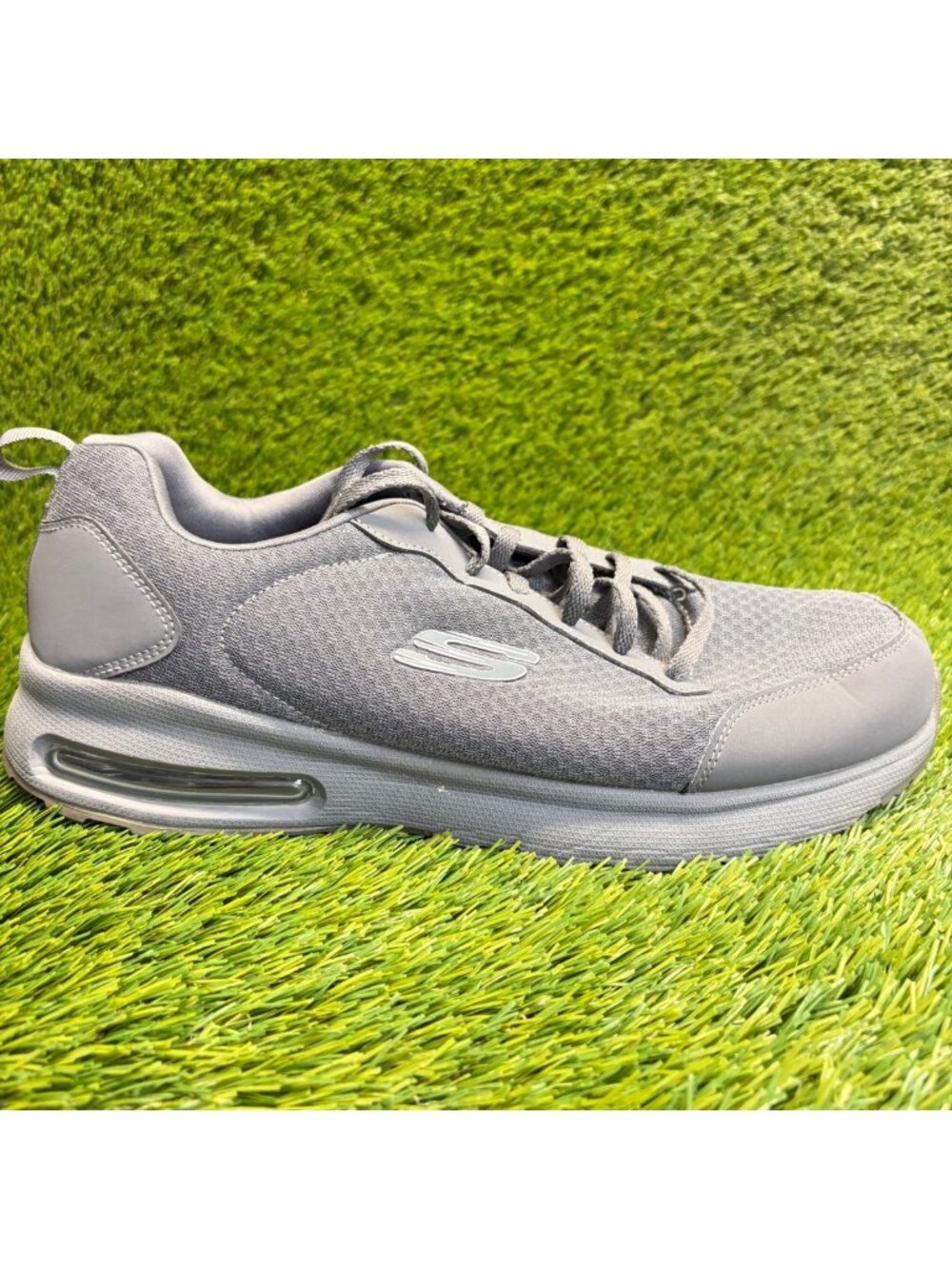 Skechers Lite Weight Mens Size 13E Charcoal Gray Athletic Running Shoes Sneakers